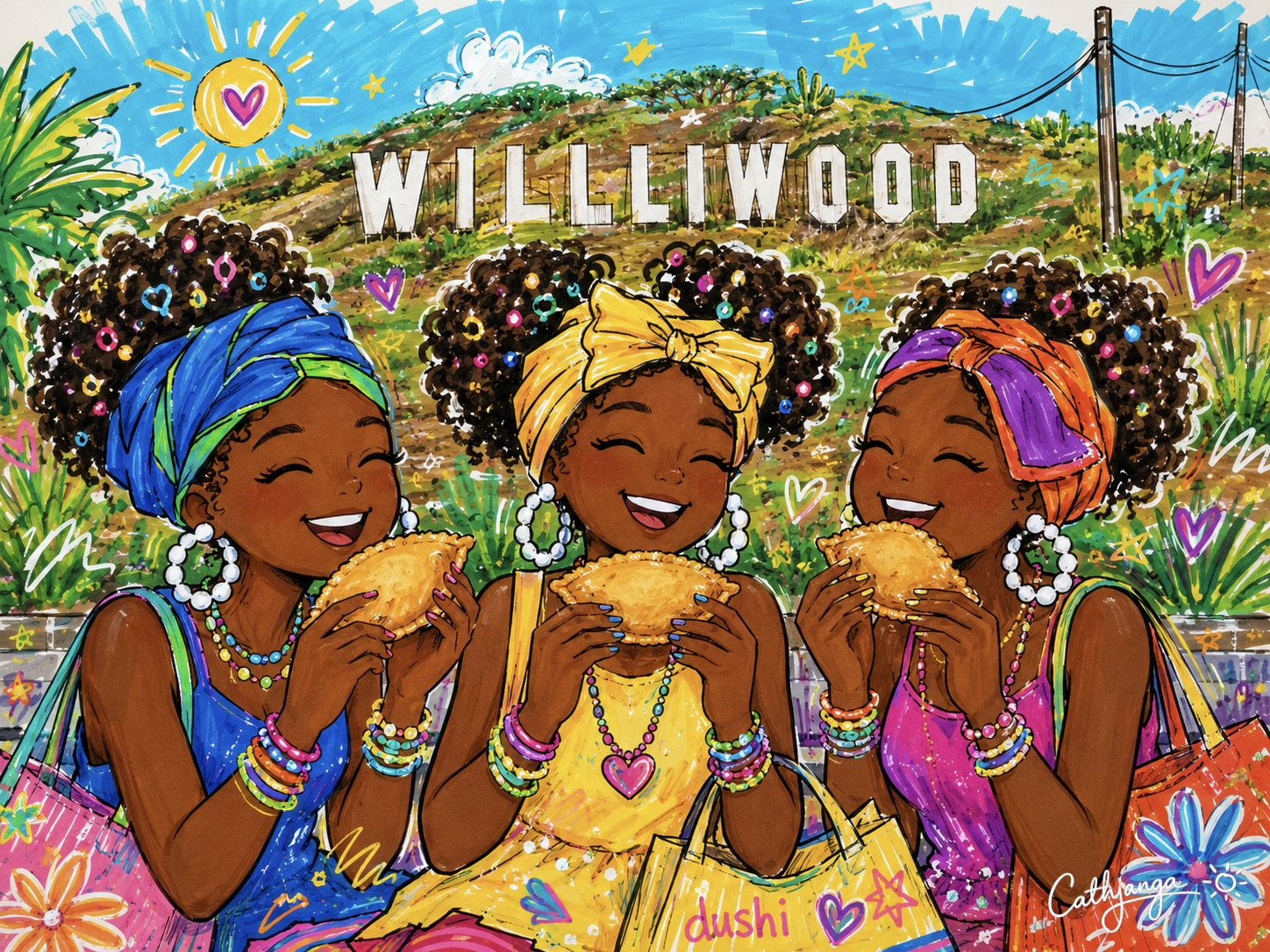 Cathjanga Girls in Williwood